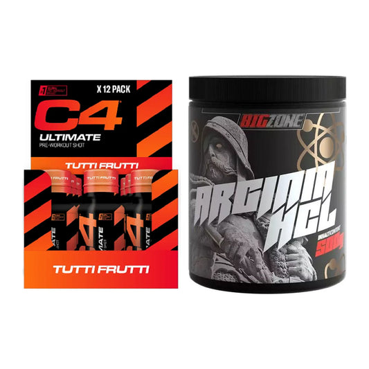 Trainings-Set: Cellucor C4 Ultimate + Big Zone Arginine HCl – alle enthaltenen Artikel