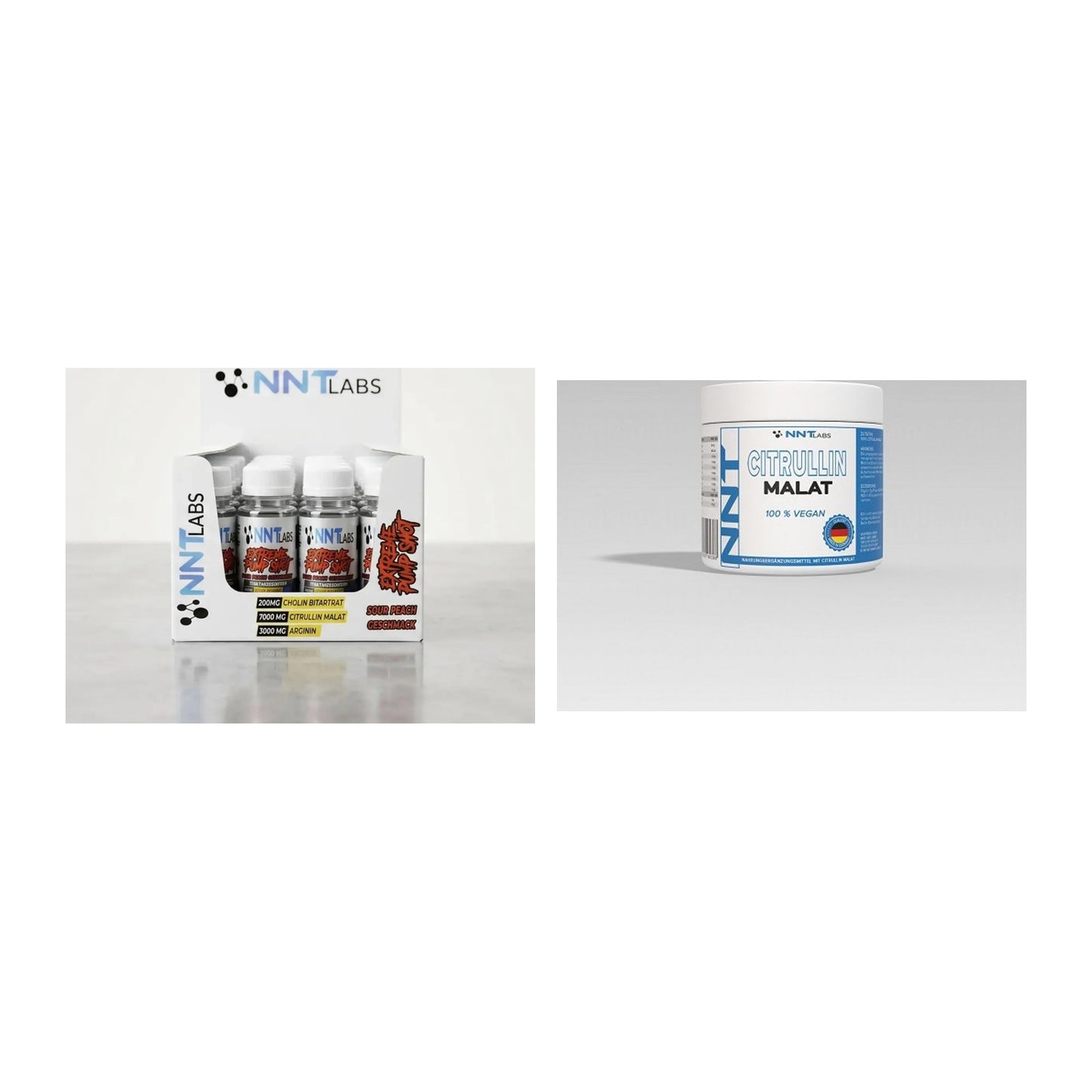 Trainings-Set: NNT Extreme Pump Shot + NNT Citrullin – alle enthaltenen Artikel