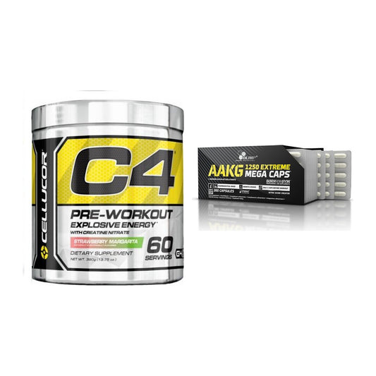 Trainings-Set: Cellucor C4 Original 60 + Olimp AAKG Extreme Mega – alle enthaltenen Artikel