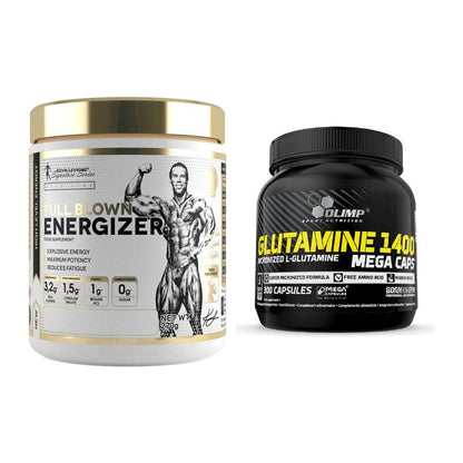Trainings-Set: Kevin Levrone Full Blown + Olimp L-Glutamine Mega – alle enthaltenen Artikel