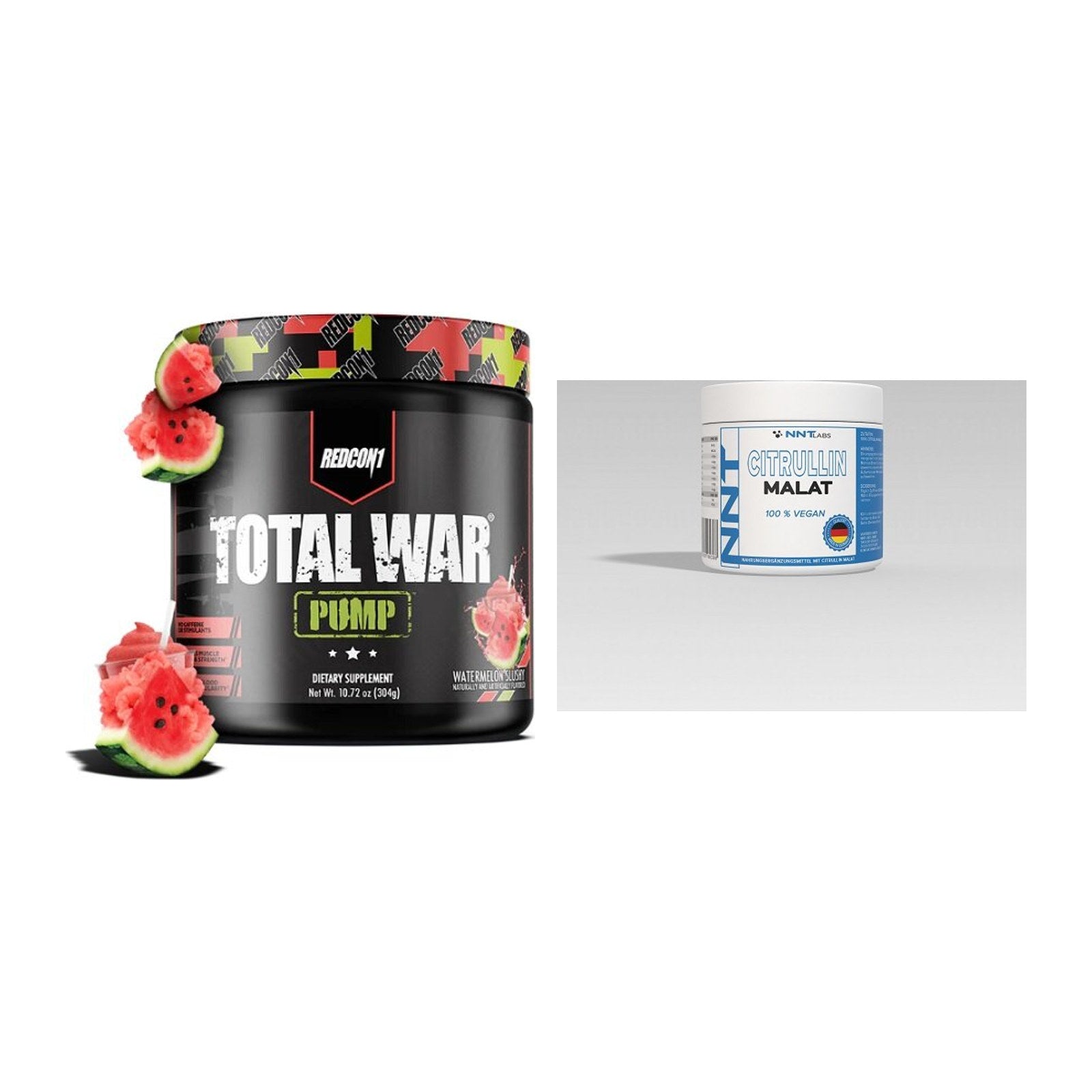 Trainings-Set: Redcon1 Total War PUMP + NNT Citrullin – alle enthaltenen Artikel