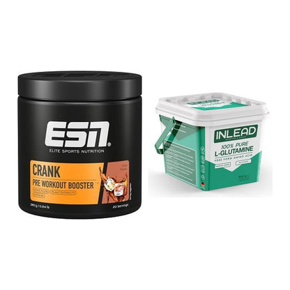 Trainings-Set: ESN Crank Booster + INLEAD L-Glutamine – alle enthaltenen Artikel
