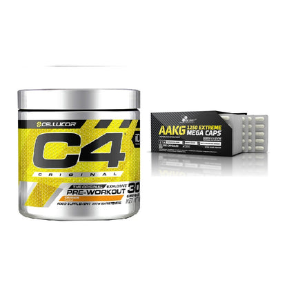 Trainings-Set: Cellucor C4 Original + Olimp AAKG Extreme Mega – alle enthaltenen Artikel