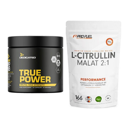 Trainings-Set: Dedicated True Power + ProFuel L-Citrullin Malat – alle enthaltenen Artikel