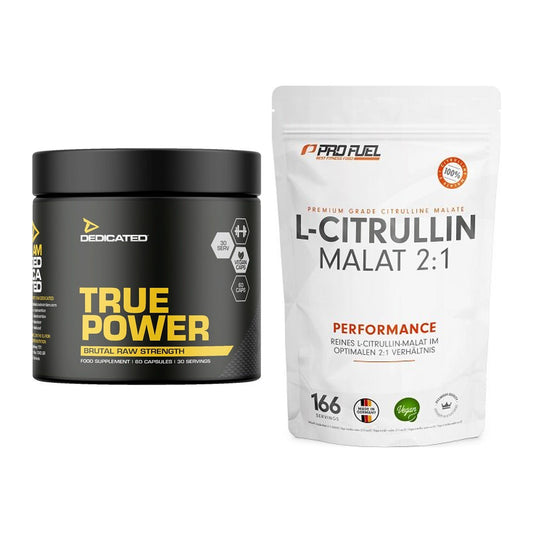 Trainings-Set: Dedicated True Power + ProFuel L-Citrullin Malat – alle enthaltenen Artikel