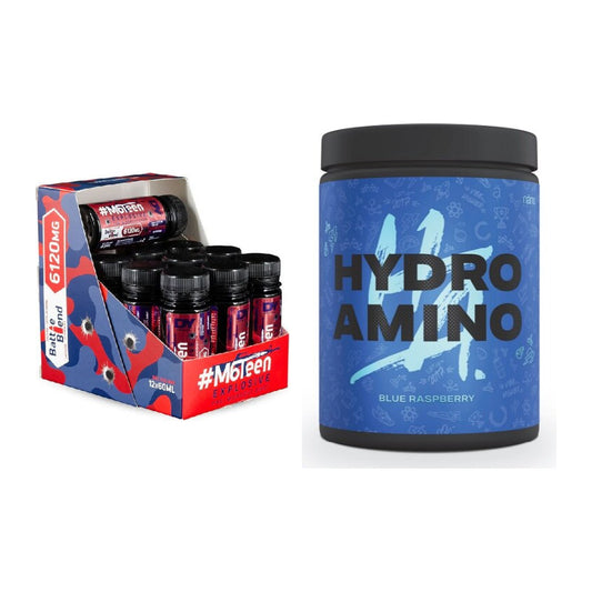 Trainings-Set: DY Nutrition M6Teen Prewokrout + Nanosupps Hydro Amino – alle enthaltenen Artikel