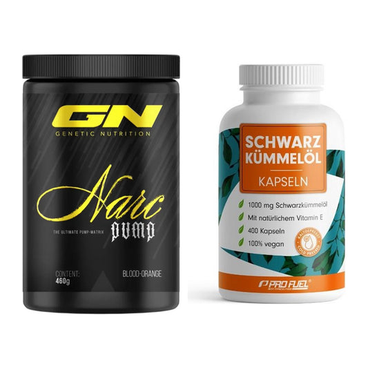 Trainings-Set: GN Narc Pump + ProFuel Schwarzkümmelöl – alle enthaltenen Artikel