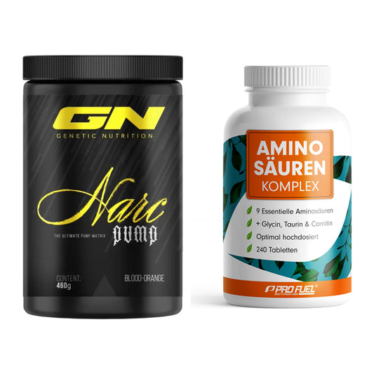 Trainings-Set: GN Narc Pump + ProFuel Aminosäuren Komplex 240 – alle enthaltenen Artikel