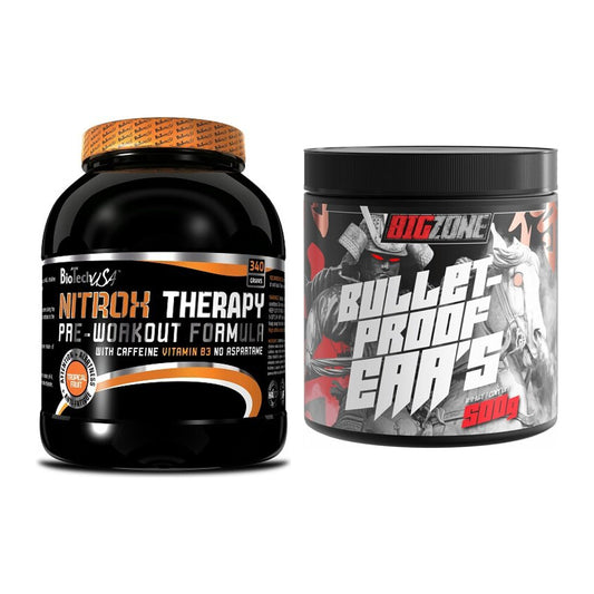 Trainings-Set: BioTech NitroX Therapy + Big Zone Bulletproof EAA's – alle enthaltenen Artikel