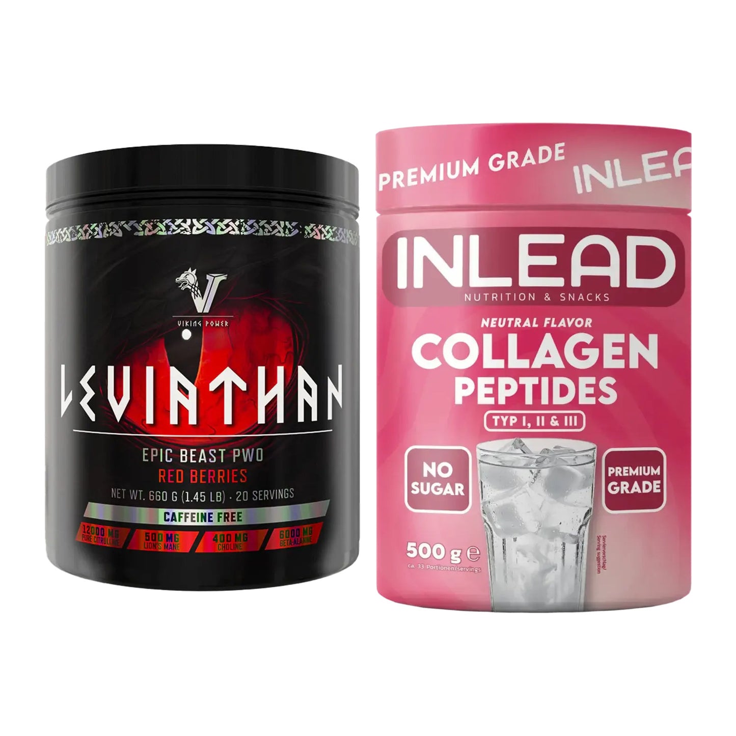 Trainings-Set: Viking Power Leviathan + INLEAD Collagen Peptides – alle enthaltenen Artikel