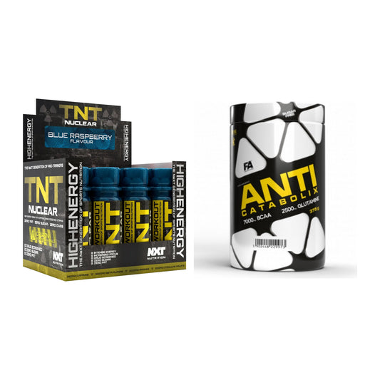 Trainings-Set: NXT Nutrition TNT Nuclear + FA Nutrition Anticatabolix – alle enthaltenen Artikel