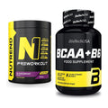 Trainings-Set: Nutrend N1 Preworkout + BioTech BCAA+B6 100 Tabl – alle enthaltenen Artikel