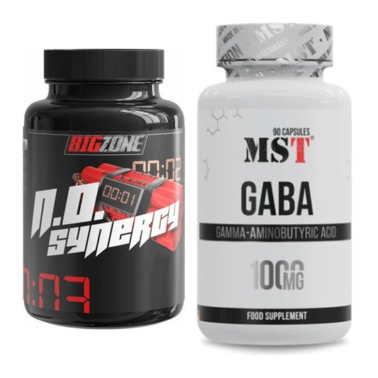 Trainings-Set: Big Zone N.O Synergy + MST GABA 1000mg – alle enthaltenen Artikel