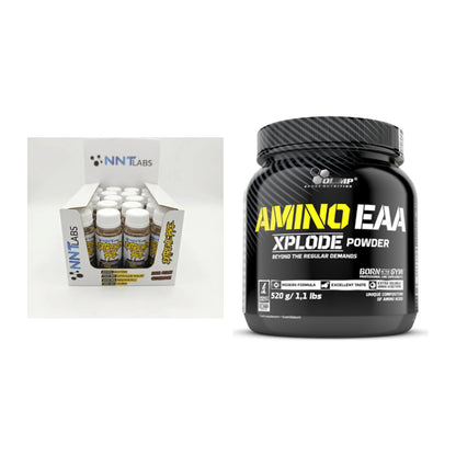 Trainings-Set: NNT Extreme Pre-Workout + Olimp Amino EAA Xplode – alle enthaltenen Artikel