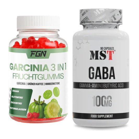 Trainings-Set: FGN Garcinia 60 Fruchtgummies + MST GABA 1000mg – alle enthaltenen Artikel