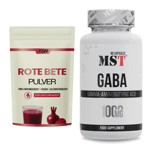 Trainings-Set: FGN Rote Beete Pulver + MST GABA 1000mg – alle enthaltenen Artikel