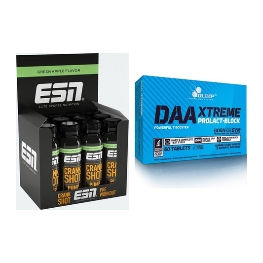 Trainings-Set: ESN Crank Pump Shot + Olimp DAA Xtreme – alle enthaltenen Artikel
