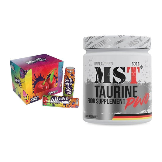 Zestaw treningowy: AK47 Labs AK47 Shots + MST Tauryna – wszystkie elementy w zestawie