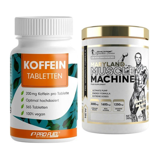 Trainings-Set: ProFuel Koffein (200mg) + Kevin Levrone Maryland Muscle – alle enthaltenen Artikel