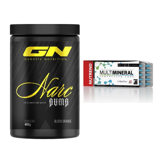 Trainings-Set: GN Narc Pump + Nutrend Multimineral Compressed – alle enthaltenen Artikel