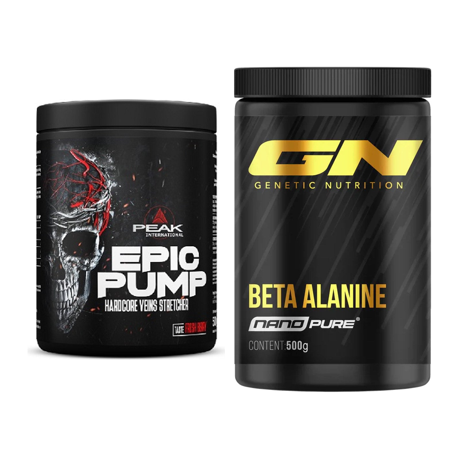 Trainings-Set: Peak EPIC Pump + GN Nano Beta Alanine – alle enthaltenen Artikel