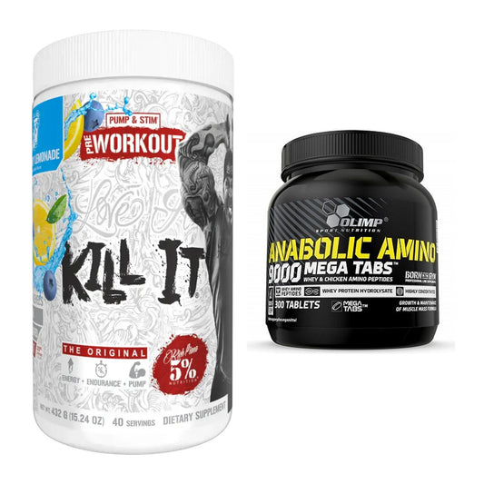 Trainings-Set: Rich Piana 5% Nutrition + Olimp Anabolic Amino 9000 – alle enthaltenen Artikel