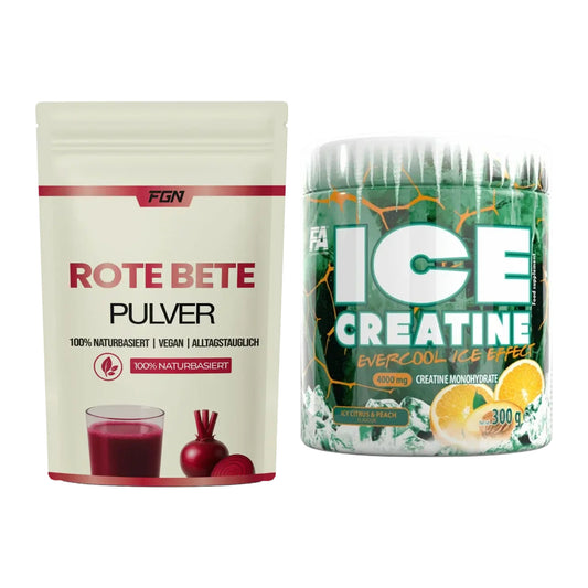 Trainings-Set: FGN Rote Beete Pulver + FA Nutrition ICE Creatine – alle enthaltenen Artikel