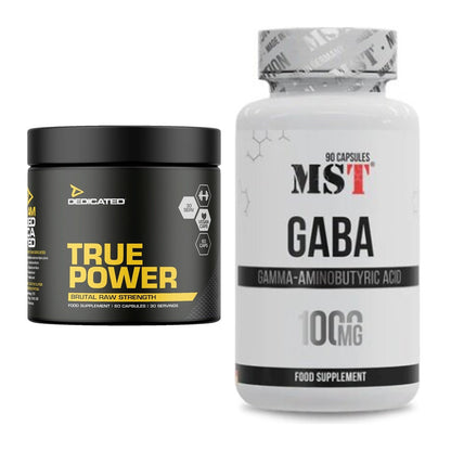 Trainings-Set: Dedicated True Power + MST GABA 1000mg – alle enthaltenen Artikel