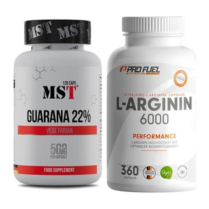 Trainings-Set: MST Guarana 22% + ProFuel L-Arginin 6000 – alle enthaltenen Artikel