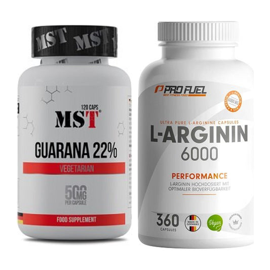 Trainings-Set: MST Guarana 22% + ProFuel L-Arginin 6000 – alle enthaltenen Artikel