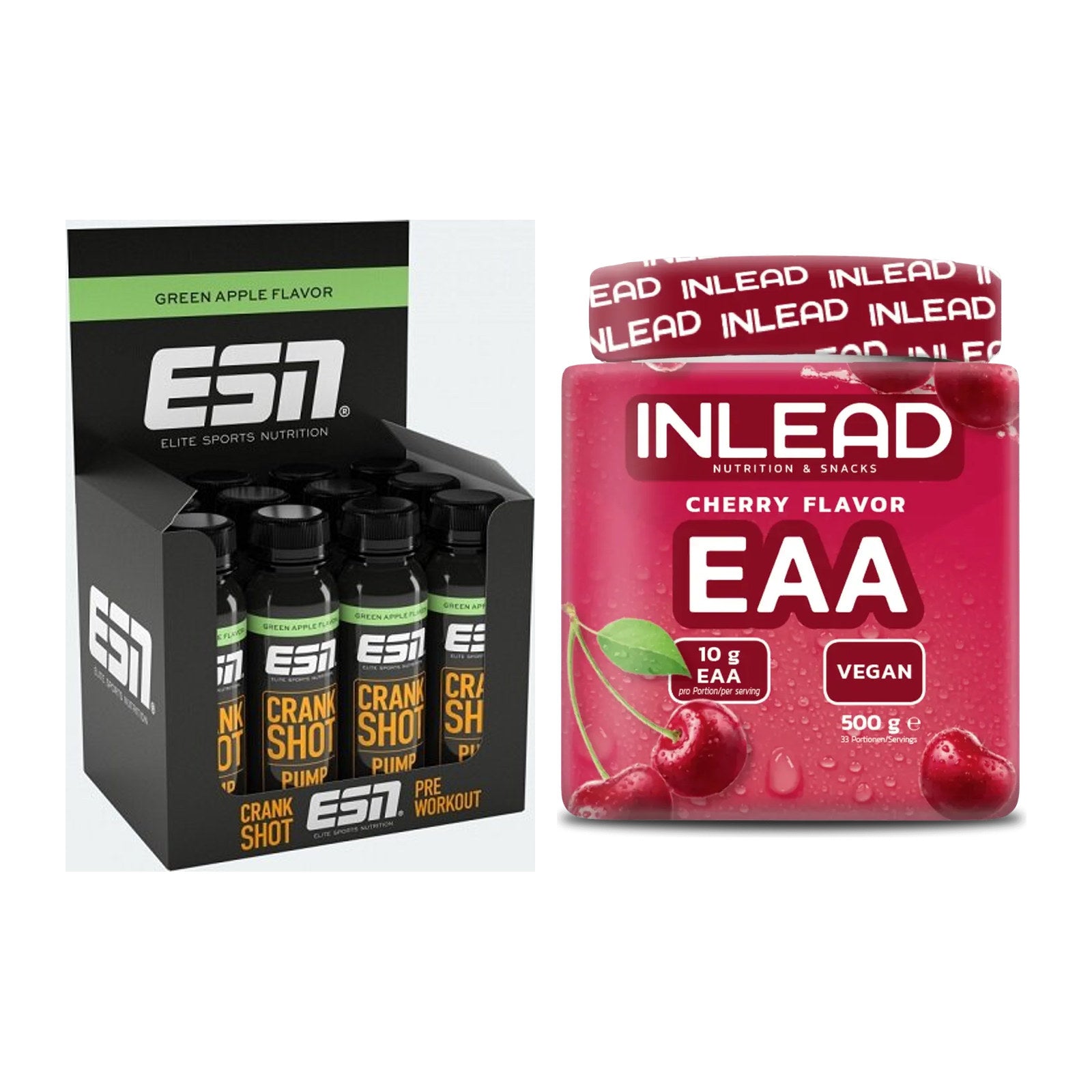 Trainings-Set: ESN Crank Pump Shot + INLEAD EAA – alle enthaltenen Artikel