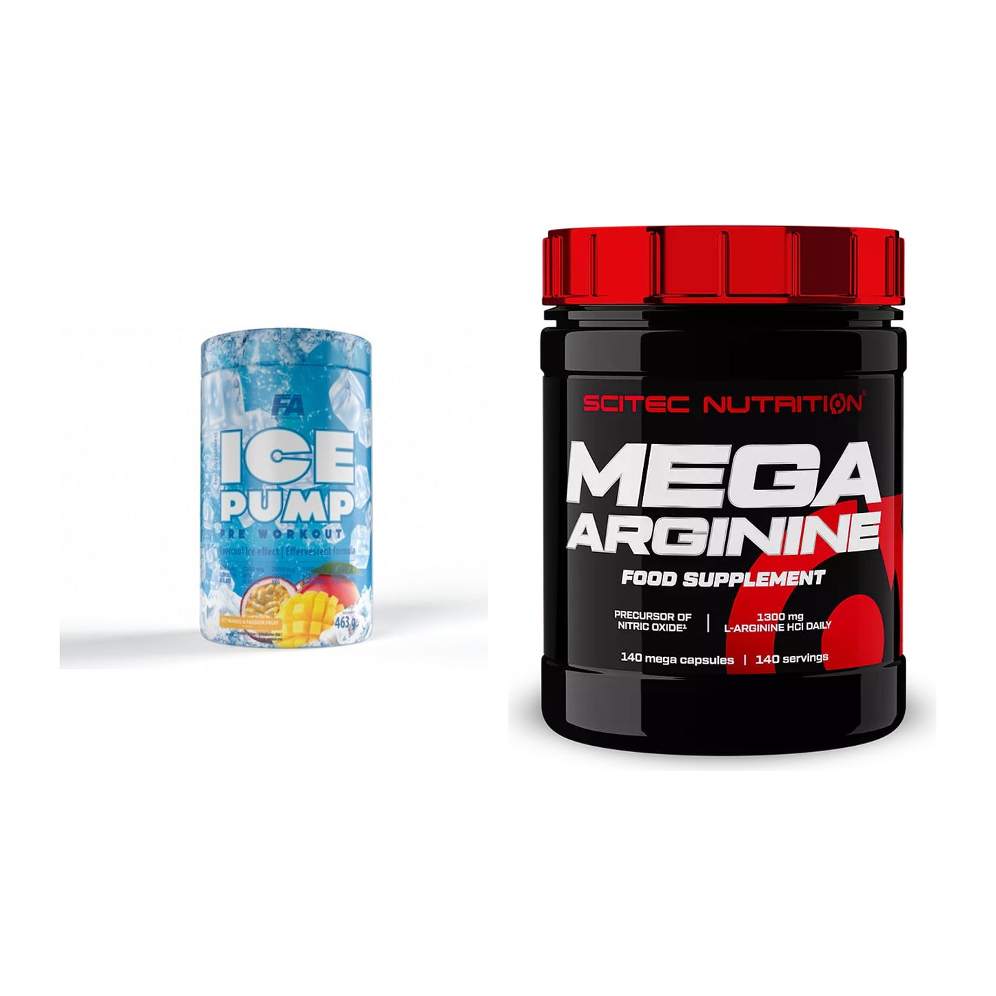 Trainings-Set: FA Nutrition ICE Pump + Scitec Mega Arginine – alle enthaltenen Artikel
