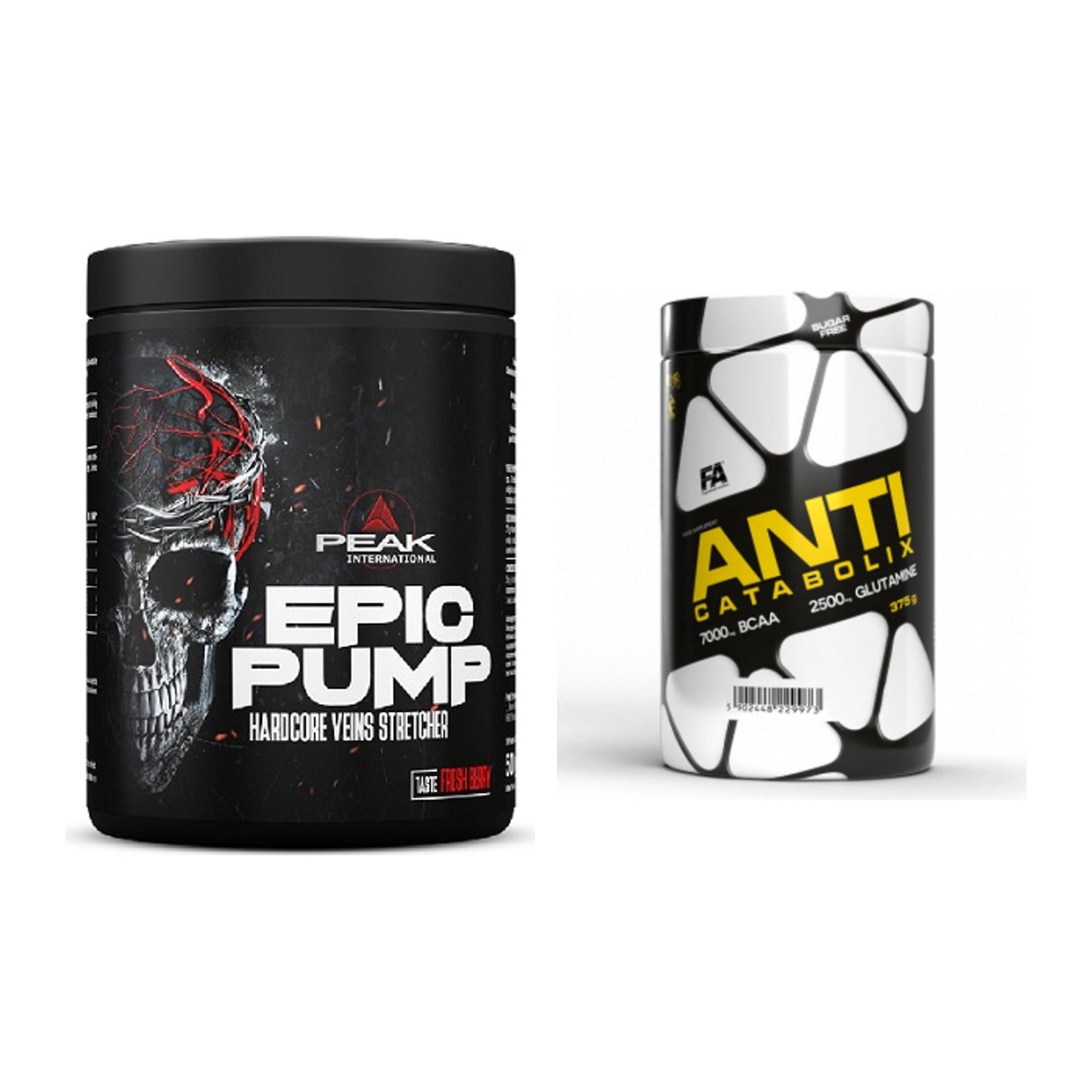 Trainings-Set: Peak EPIC Pump + FA Nutrition Anticatabolix – alle enthaltenen Artikel