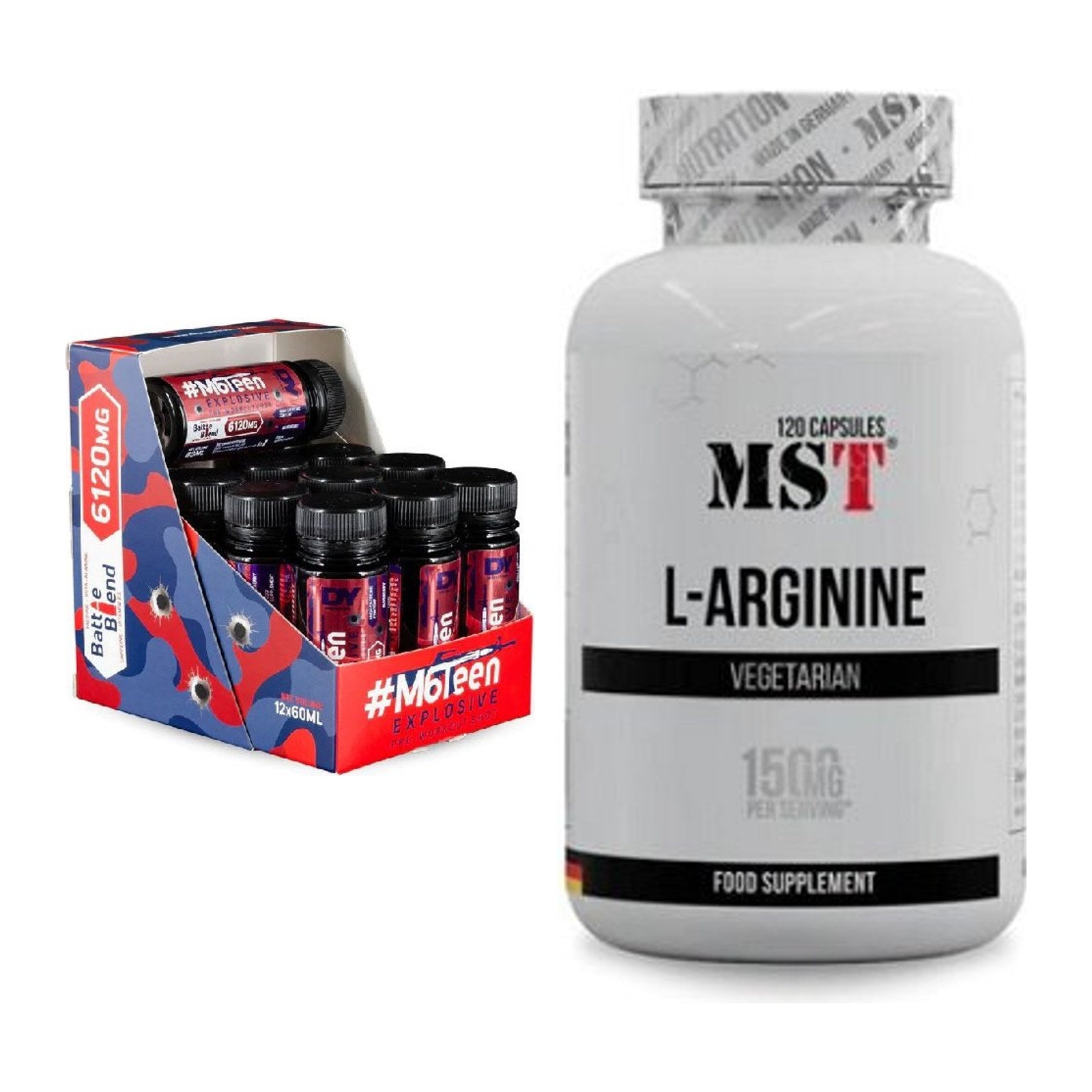 Trainings-Set: DY Nutrition M6Teen + MST L-Arginine 120 Kaps. – alle enthaltenen Artikel