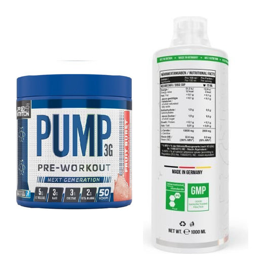 Trainings-Set: Applied Nutrition Pump + MST L-Carnitine 100.000 – alle enthaltenen Artikel
