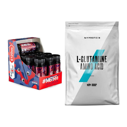 Trainings-Set: DY Nutrition M6Teen Prewokrout + MyProtein Glutamin – alle enthaltenen Artikel