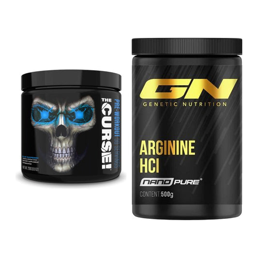 Trainings-Set: JNX Sports The Curse! + GN Arginine HCL Nano Pure – alle enthaltenen Artikel