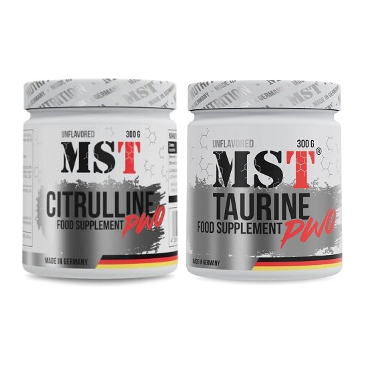 Trainings-Set: MST Citrulline Malat 300g + MST Taurine – alle enthaltenen Artikel