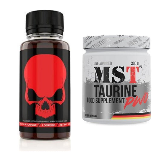 Trainings-Set: Genius Nutrition Warcry Liquid + MST Taurine – alle enthaltenen Artikel