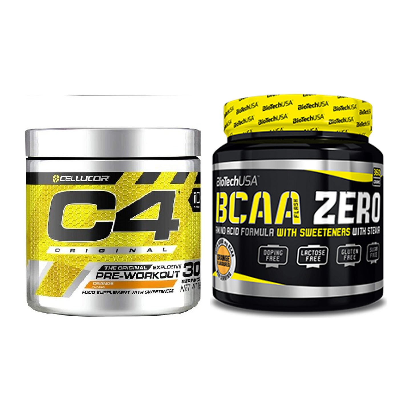 Trainings-Set: Cellucor C4 Original + BioTech BCAA Zero 360g – alle enthaltenen Artikel