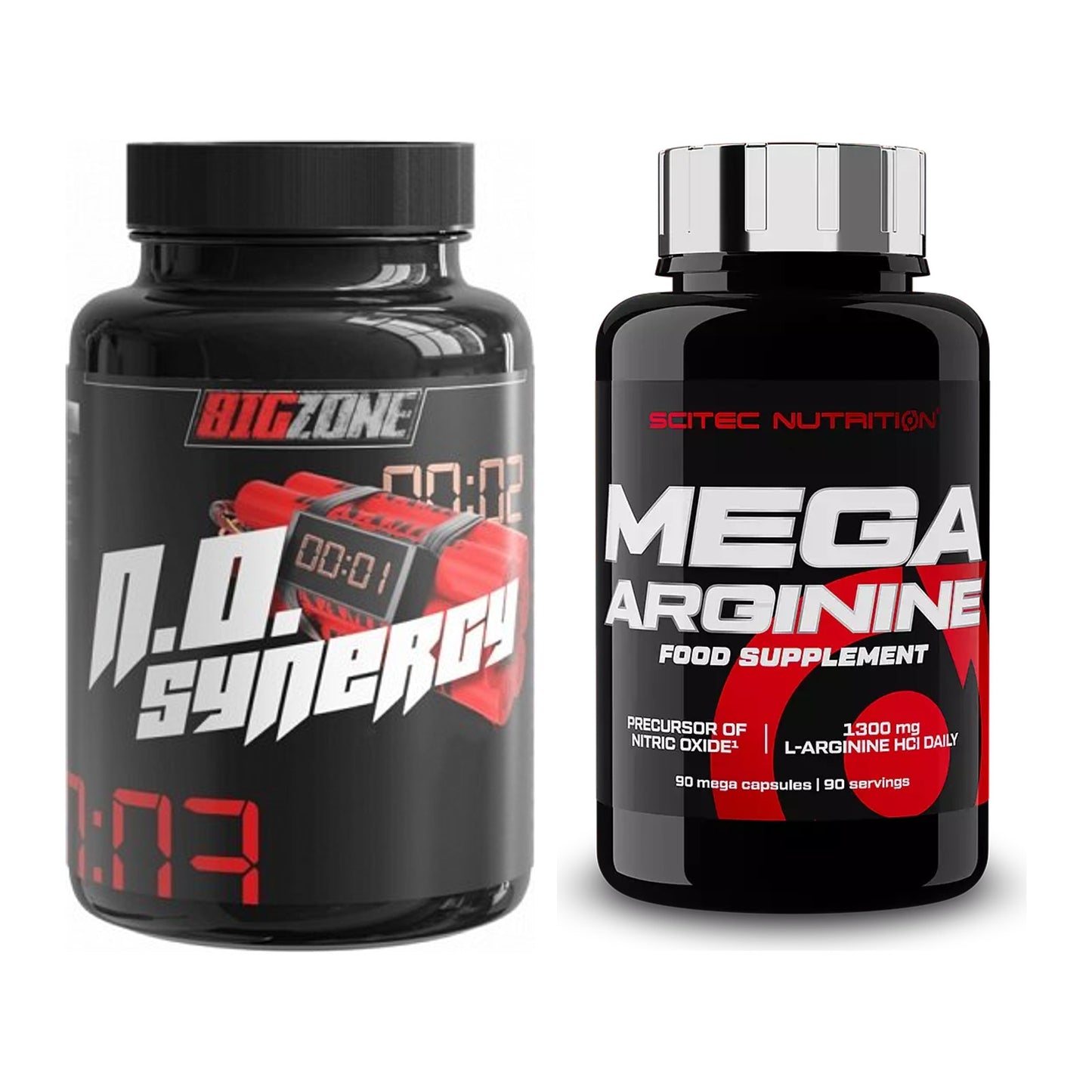 Trainings-Set: Big Zone N.O Synergy + Scitec Mega Arginine – alle enthaltenen Artikel