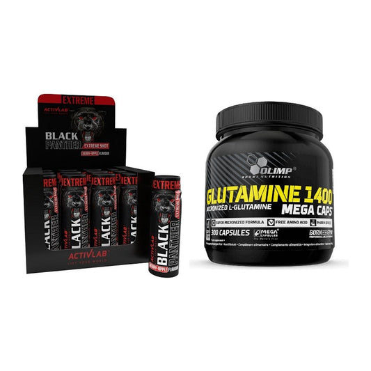 Trainings-Set: Activlab Black Panther + Olimp L-Glutamine Mega – alle enthaltenen Artikel