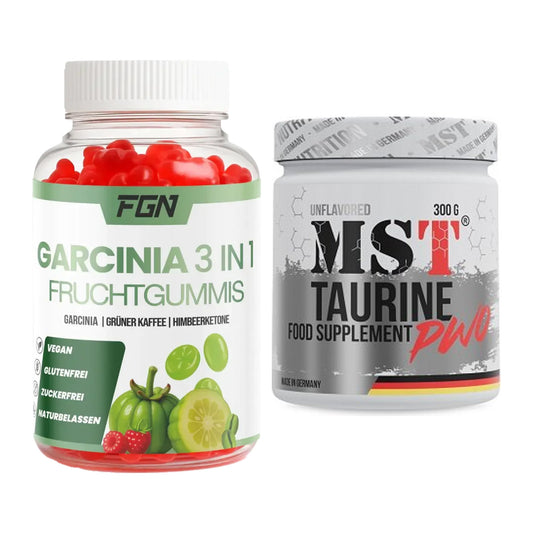 Trainings-Set: FGN Garcinia 60 Fruchtgummies + MST Taurine – alle enthaltenen Artikel