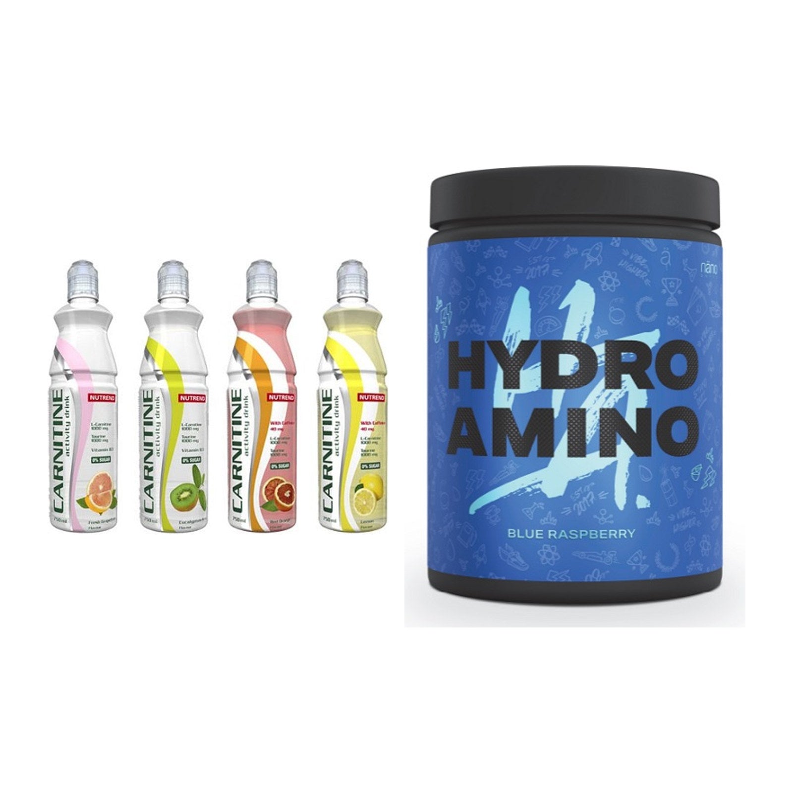Trainings-Set: Nutrend Activity + Nanosupps Hydro Amino – alle enthaltenen Artikel