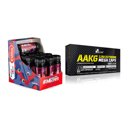 Trainings-Set: DY Nutrition M6Teen + Olimp AAKG Extreme Mega – alle enthaltenen Artikel