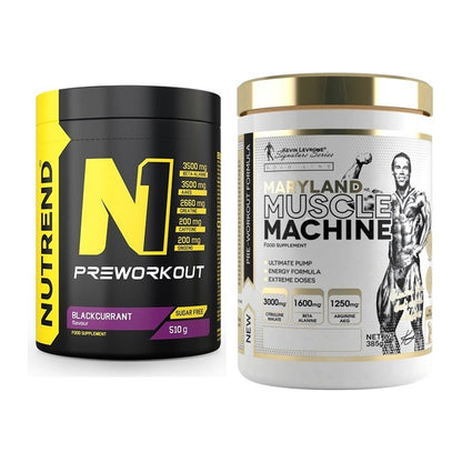 Trainings-Set: Nutrend N1 Preworkout + Kevin Levrone Maryland Muscle – alle enthaltenen Artikel
