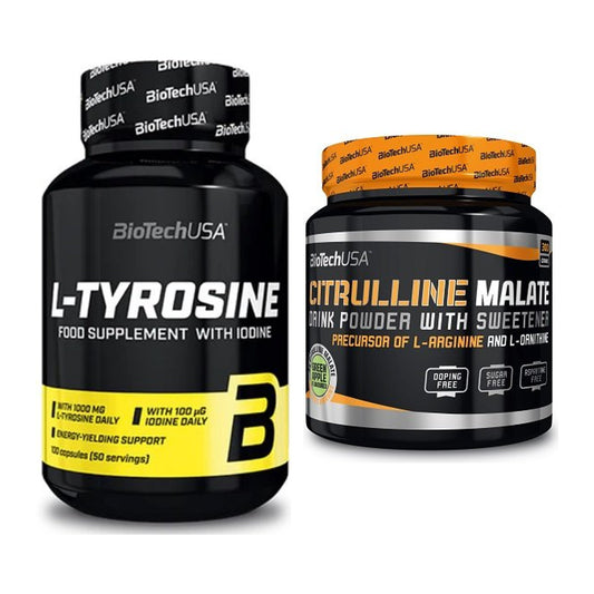 Trainings-Set: BioTech Tyrosine + BioTech Citrulline Malate – alle enthaltenen Artikel