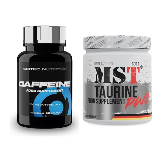 Trainings-Set: Scitec Caffeine + MST Taurine – alle enthaltenen Artikel