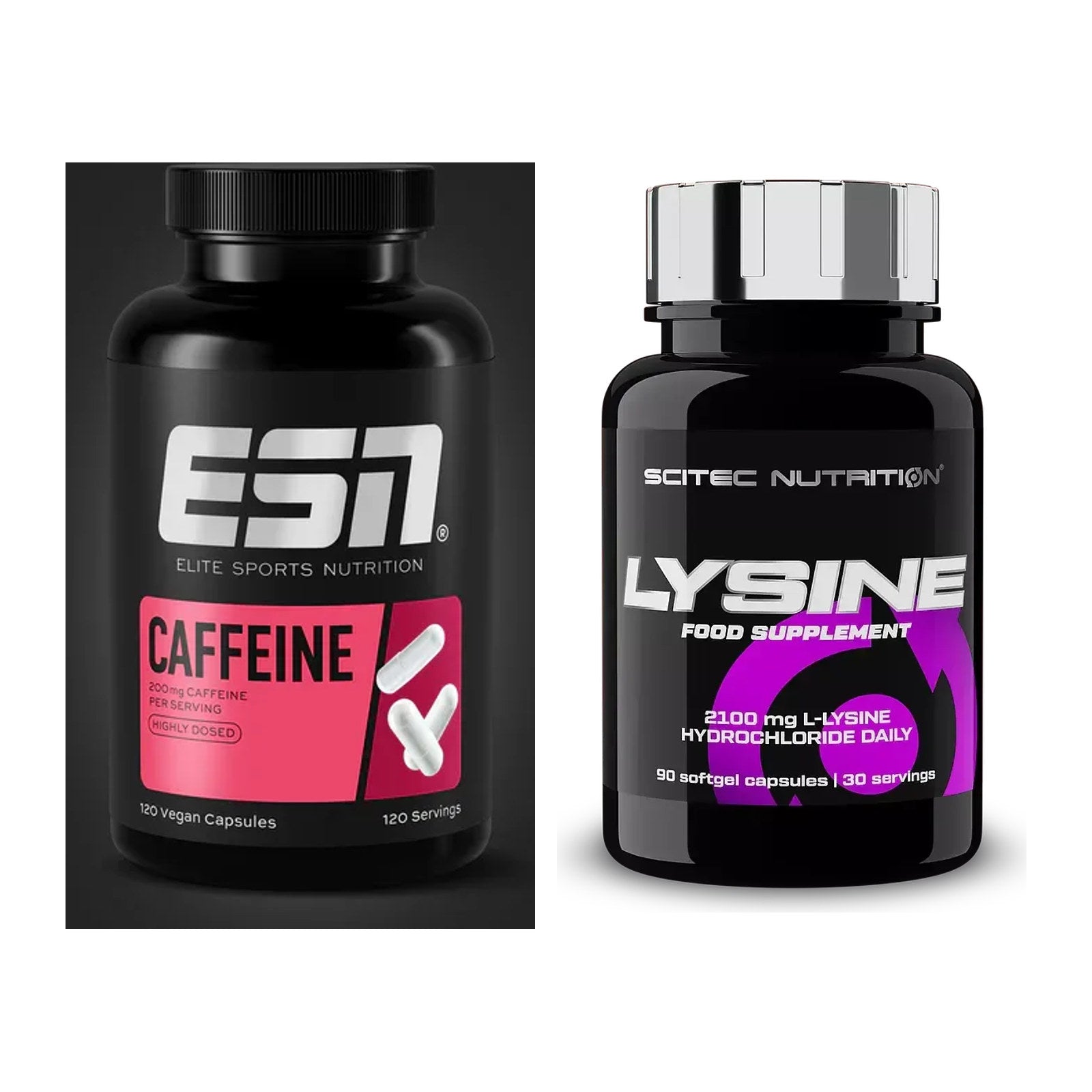 Trainings-Set: ESN Caffeine Caps + Scitec Lysine – alle enthaltenen Artikel