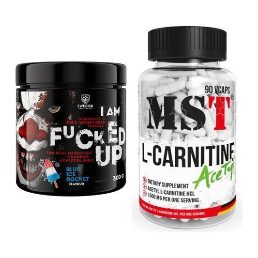 Trainings-Set: Swedish Supplements Fucked Up + MST L-Carnitine Acetyle – alle enthaltenen Artikel